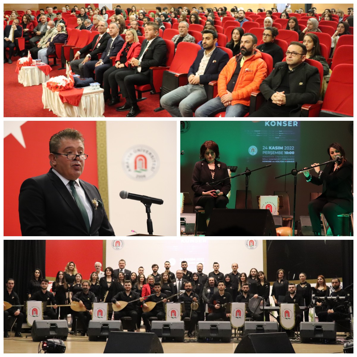 Amasya Üniversitesi Tarafından 24 Kasım Öğretmenler Günü için Resim Sergisi Ve Konser Etkinliği Düzenlendi