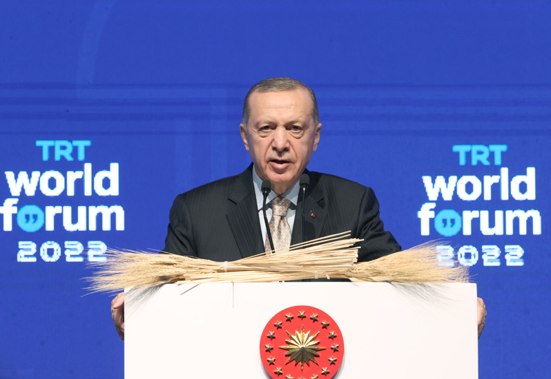 Cumhurbaşkanı Erdoğan TRT World Forum’da Konuştu