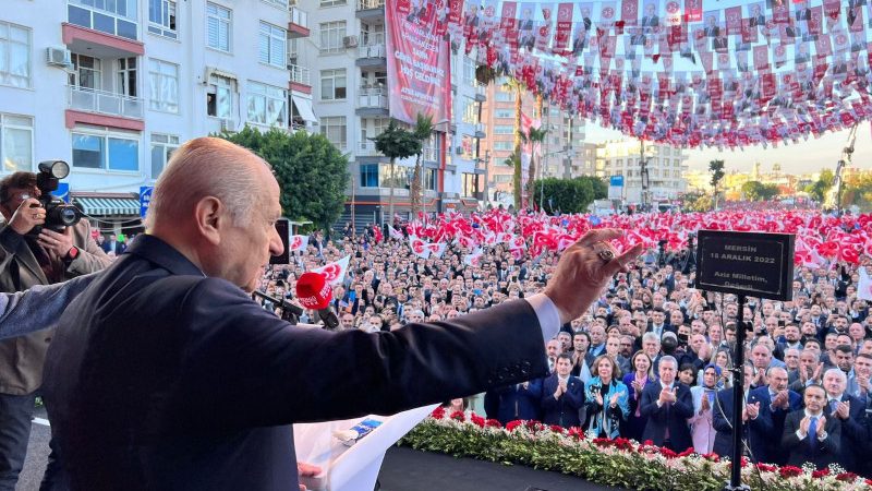 MHP Genel Başkanı Devlet Bahçeli Mersin’de Halka Hitap Etti