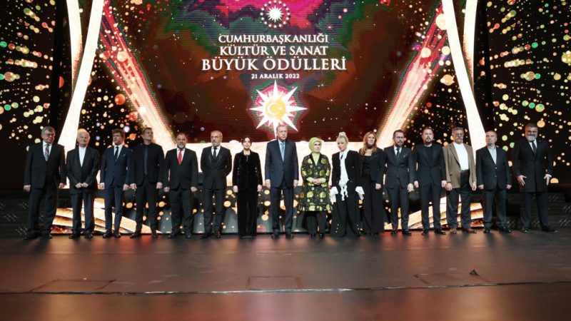 Cumhurbaşkanı Erdoğan, Cumhurbaşkanlığı Kültür ve Sanat Büyük Ödülleri Töreni’nde konuştu