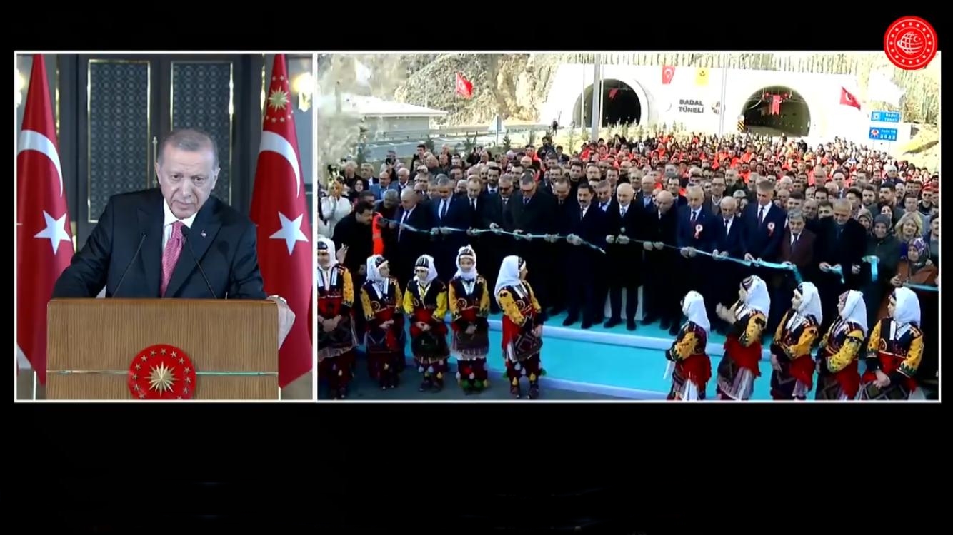 Cumhurbaşkanı Erdoğan Amasya Badal Tüneli Açılış Töreni’nde Konuştu