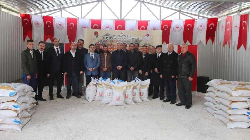 Tarım Bakanlığı’ndan Amasya’da 400 Üreticiye 44 Ton Nohut Tohumu Desteği Gerçekleşti