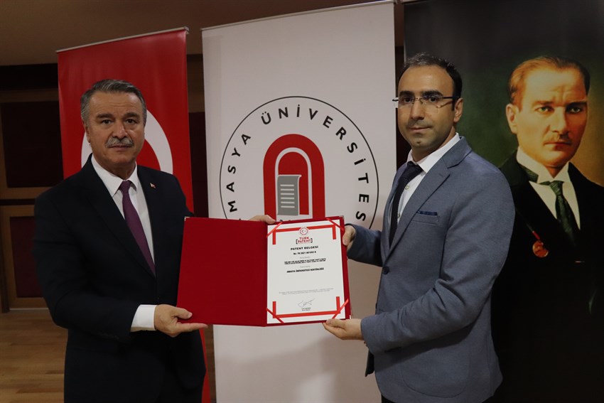 Amasya Üniversitesi İlk Patentini Aldı