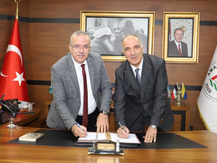 Amasya Üniversitesi ile Amasya Gençlik ve Spor İl Müdürlüğü Arasında İşbirliği Protokolü İmzalandı
